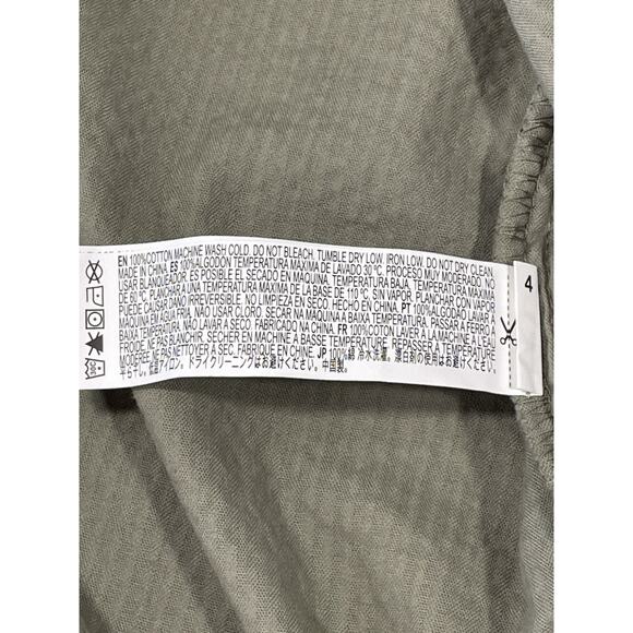 New-Forever 21 Corduroy Green Jacket Shirt Women’s Size Small Snap Button Casual - Picture 9 of 11